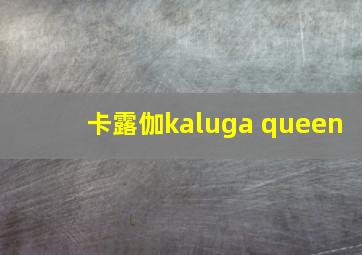 卡露伽kaluga queen